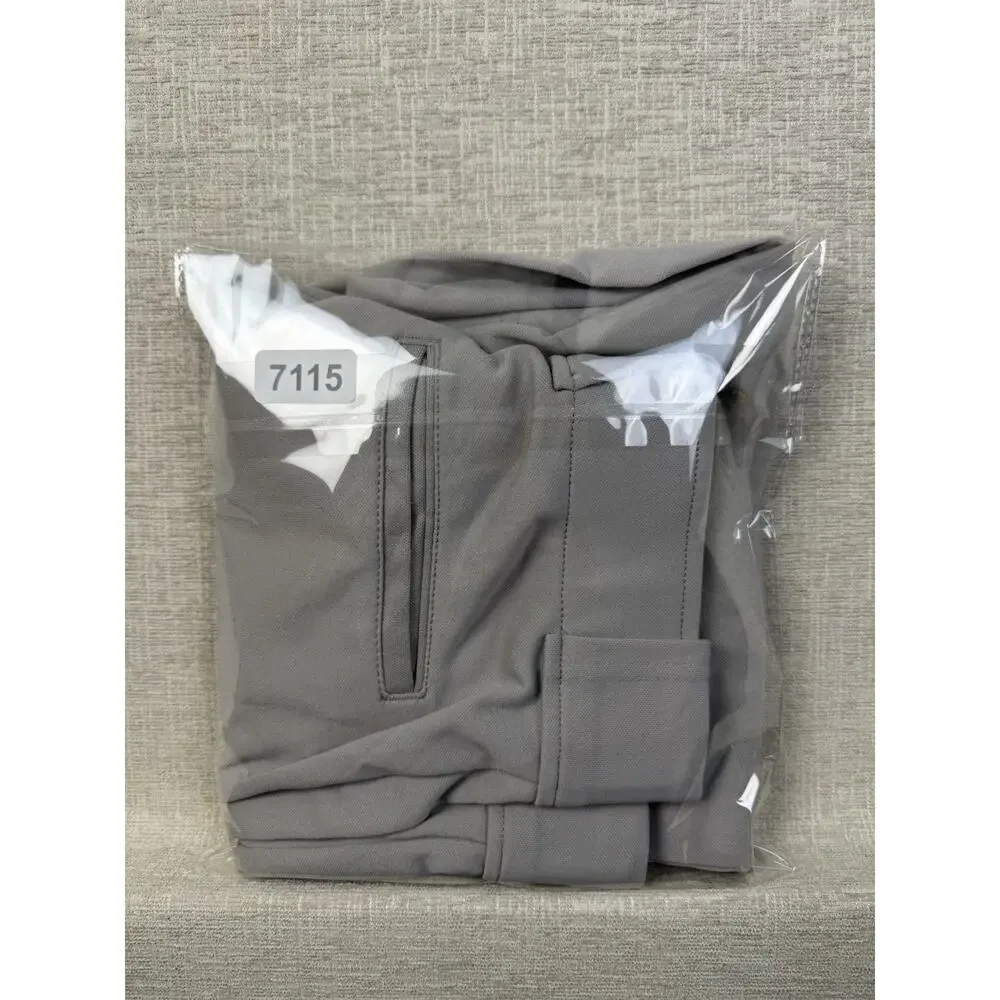 Rawlings Baseball Pants Adult Small Gray Open Bottom Double Knee Uniform